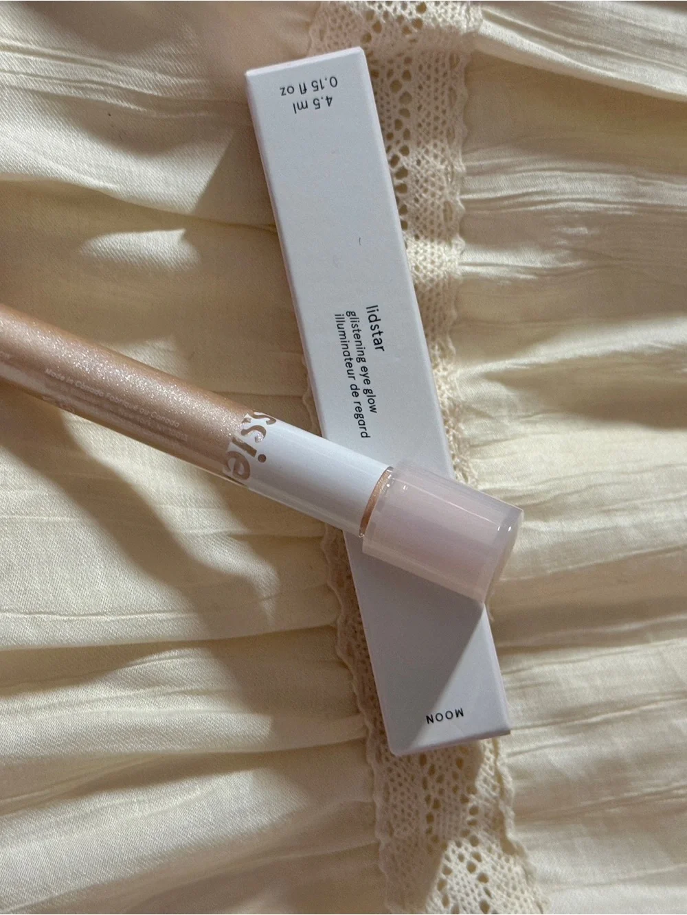 Glossier Lidstar Glistening Eye Glow in Moon BNIB